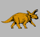 Dibujo Triceratops pintado por oscaritochacon