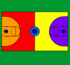 Dibujo Cancha pintado por javier