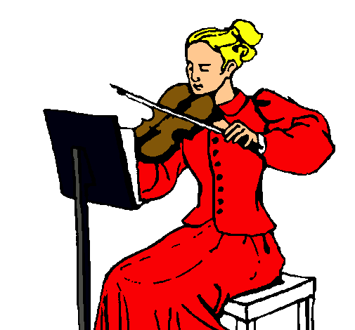 Dama violinista