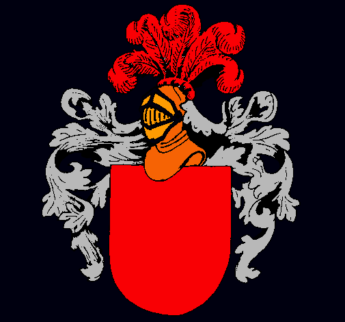 Escudo de armas y casco