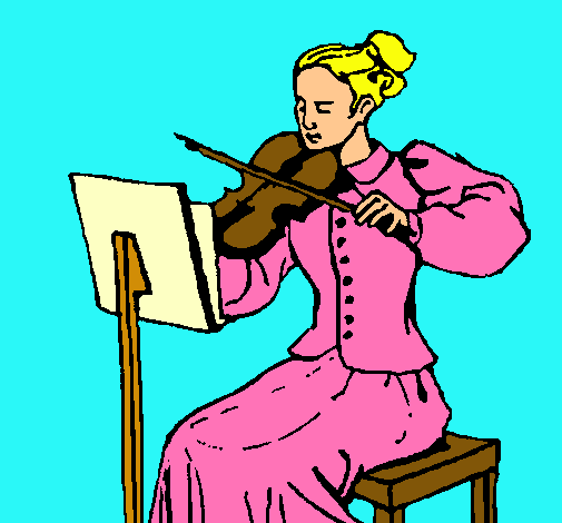 Dama violinista