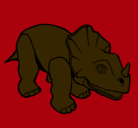 Dibujo Triceratops II pintado por alanynico