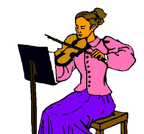 Dama violinista