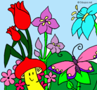 Dibujo Fauna y flora pintado por miguel