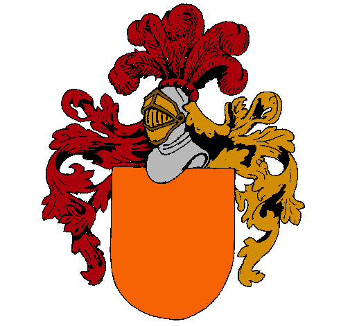 Escudo de armas y casco