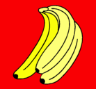 Dibujo Plátanos pintado por IZANYYARA