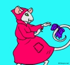 Dibujo La ratita presumida 7 pintado por eduymar100