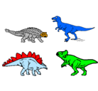 Dibujo Dinosaurios de tierra pintado por Julen