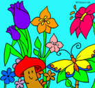 Dibujo Fauna y flora pintado por princesita