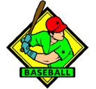 Dibujo Logo de béisbol pintado por Rodrigo