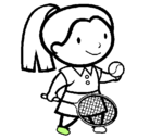 Dibujo Chica tenista pintado por CARME6