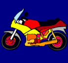 Dibujo Motocicleta pintado por junior