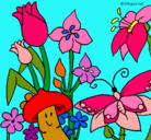 Dibujo Fauna y flora pintado por estefani
