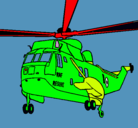 Dibujo Helicóptero al rescate pintado por ismael