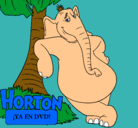 Dibujo Horton pintado por hortongenio