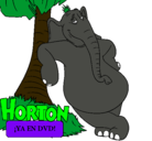 Dibujo Horton pintado por ANIA