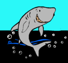 Dibujo Tiburón pintado por jaime