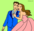 Dibujo Marido y mujer pintado por astryd