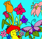 Dibujo Fauna y flora pintado por lidia