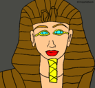 Dibujo Tutankamon pintado por pierre