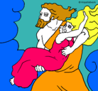 Dibujo El rapto de Perséfone pintado por daneria
