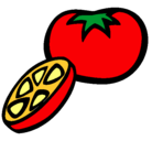 Dibujo Tomate pintado por dfdfd
