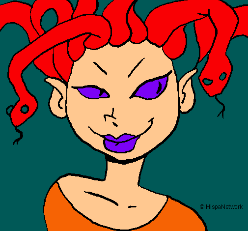 Mujer medusa