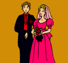 Dibujo Marido y mujer III pintado por meritxell900