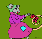 Dibujo La ratita presumida 7 pintado por Panqueque