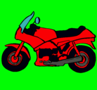 Dibujo Motocicleta pintado por uril