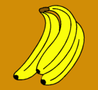Dibujo Plátanos pintado por IAN