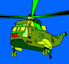 Dibujo Helicóptero al rescate pintado por gallocew-HELICOPTERORESCA