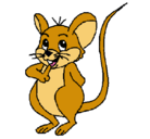 Dibujo Ratón pintado por raton