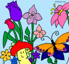 Dibujo Fauna y flora pintado por patricia