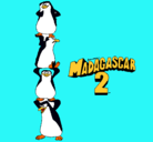 Dibujo Madagascar 2 Pingüinos pintado por qwertyuiopasdfghjklzxcv