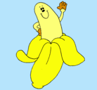 Dibujo Banana pintado por williana