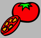 Dibujo Tomate pintado por keychmary