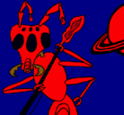 Dibujo Hormiga alienigena pintado por valentin