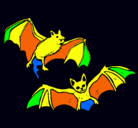 Dibujo Un par de murciélagos pintado por iker