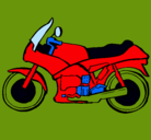 Dibujo Motocicleta pintado por cesar