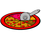 Dibujo Pizza pintado por samel