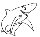 Dibujo Tiburón alegre pintado por marinaycelia