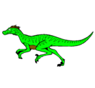 Dibujo Velociraptor pintado por sebastian
