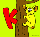 Dibujo Koala pintado por valery