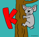Dibujo Koala pintado por zeth