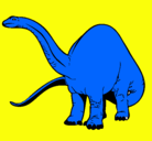 Dibujo Braquiosaurio II pintado por dinorey