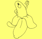 Dibujo Banana pintado por wendycristellmiran