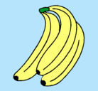 Dibujo Plátanos pintado por EUNICE