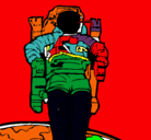 Dibujo Astronauta pintado por ROGELIOESCAMILLA