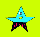 Dibujo Estrella 3 pintado por bobespojaypatricio